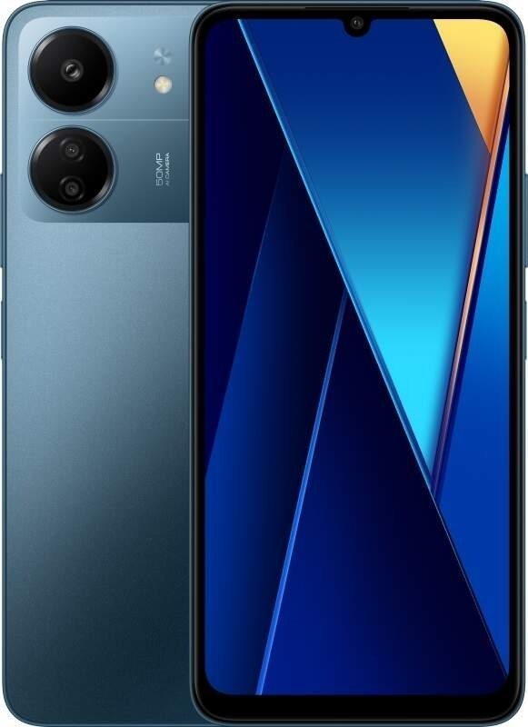POCO C65 6GB/128GB - kék Mobiltelefon