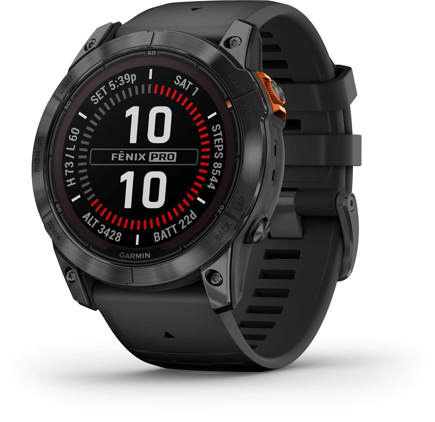 Garmin Fenix 7X Pro Solar Gray / Black Band Smart hodinky