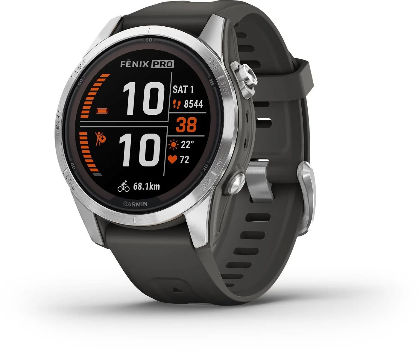 Garmin Fenix 7S Pro Solar Silver / Graphite Band Smart hodinky