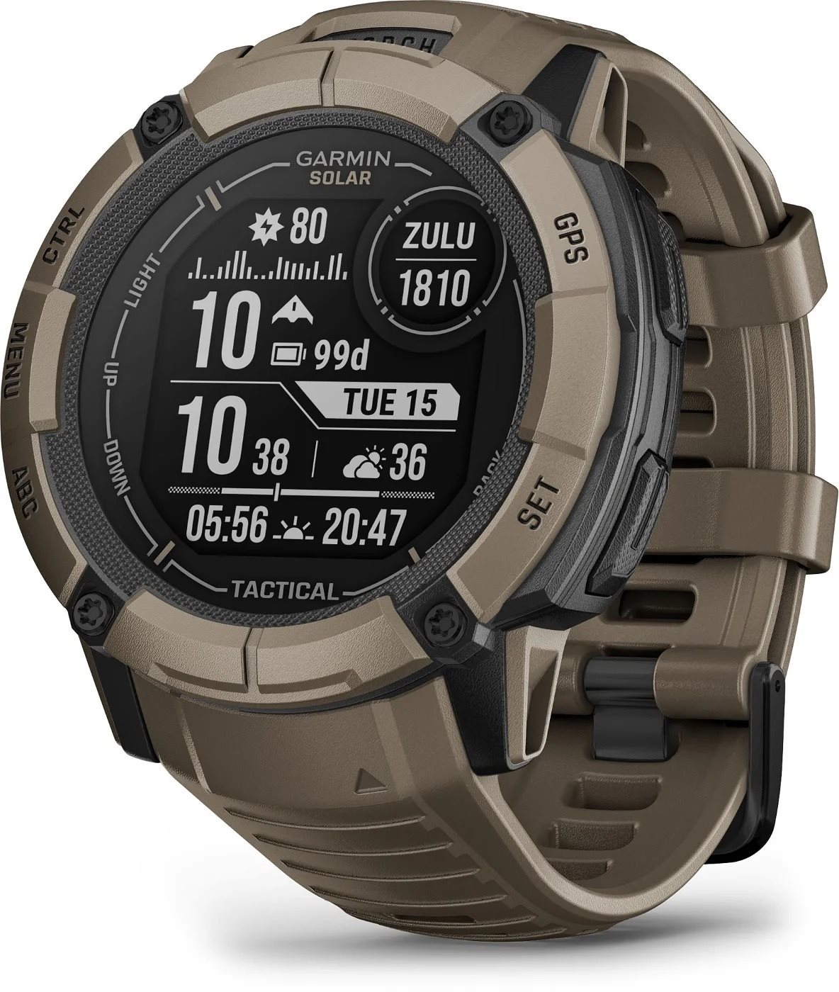 Garmin Instinct 2X Solar Tactical Edition Coyote Tan Smart hodinky