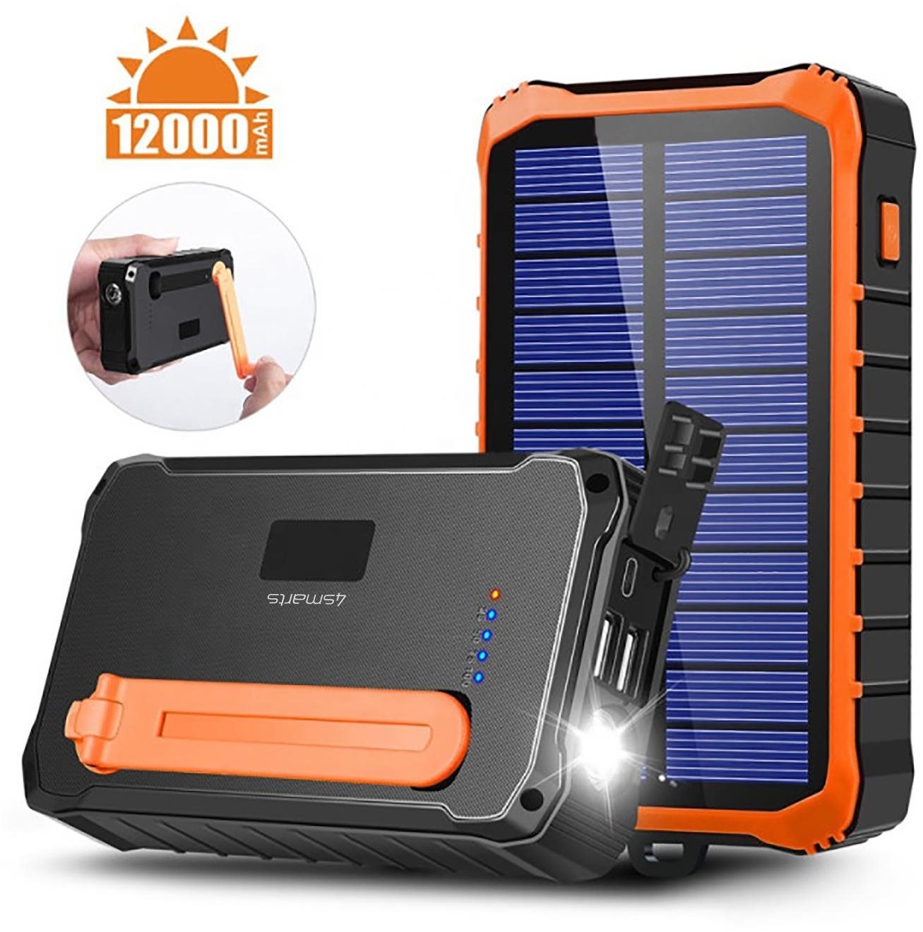 4smarts Solar Prepper 12000 mAh Powerbank