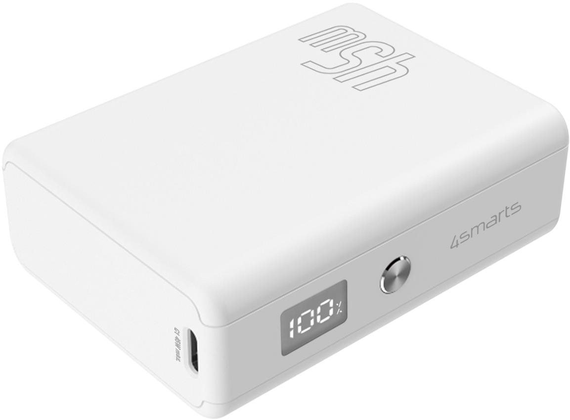 4smarts Pocket Slim 10000mAh 45W, fehér Power bank