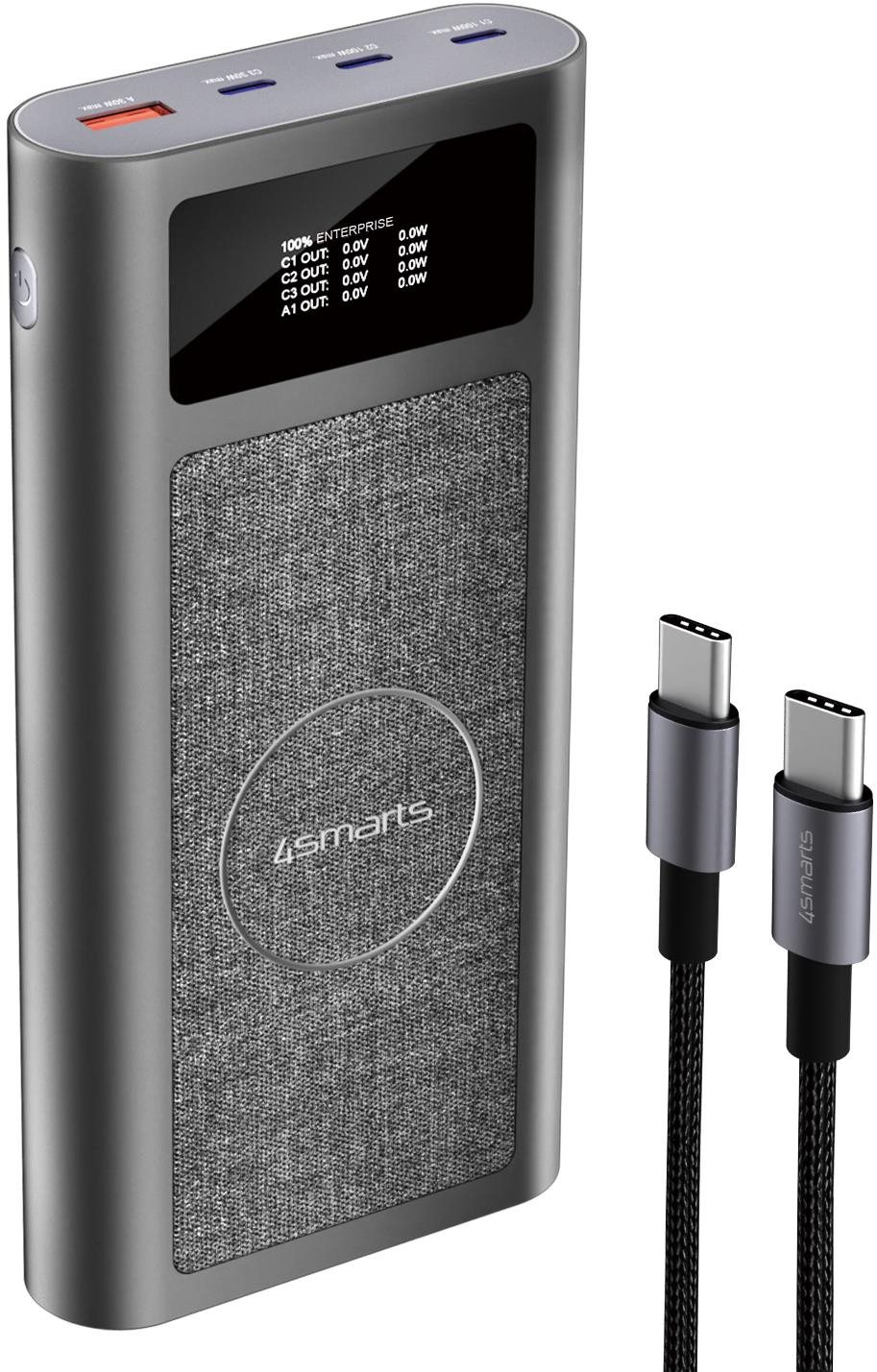 4smarts Enterprise Ultra 26800mAh 240W, asztroszürke Power bank
