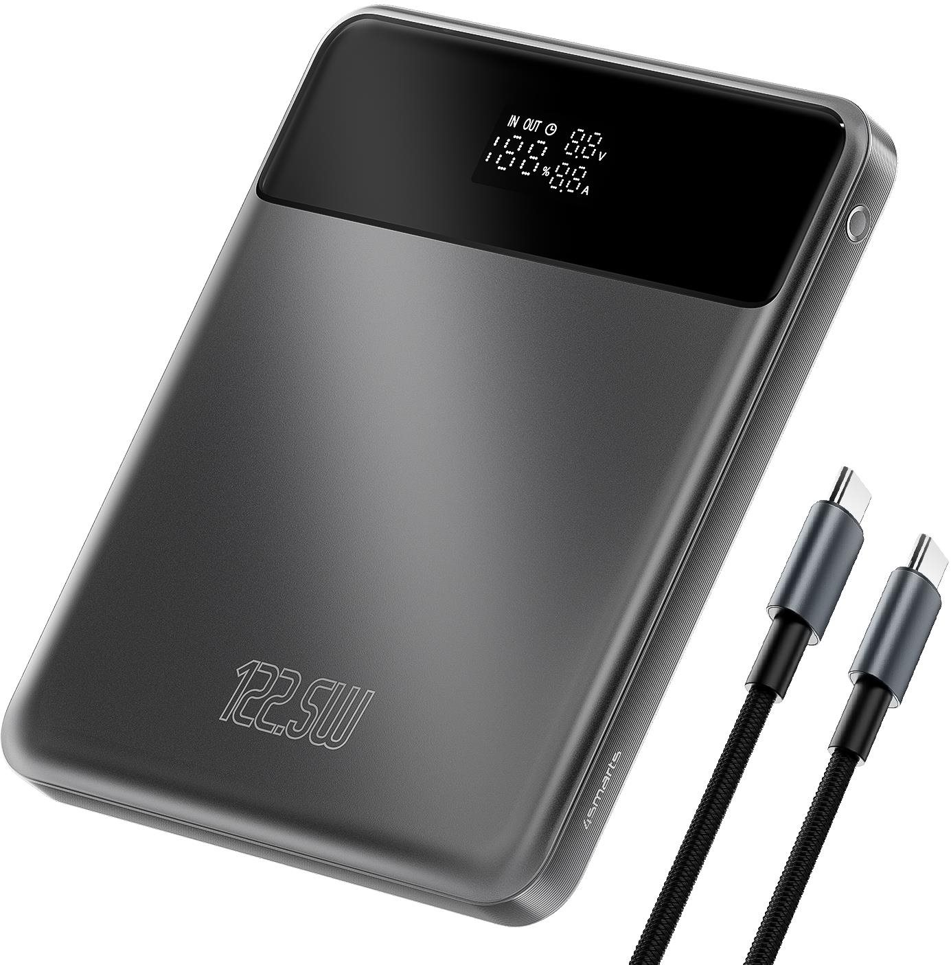 4smarts Powerbank Enterprise Slim 20000mAh 122.5W, space grey...