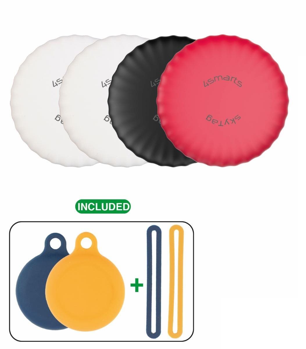 4smarts Location Finder SkyTag Slim Set of 4 2x white, 1x black, 1x...