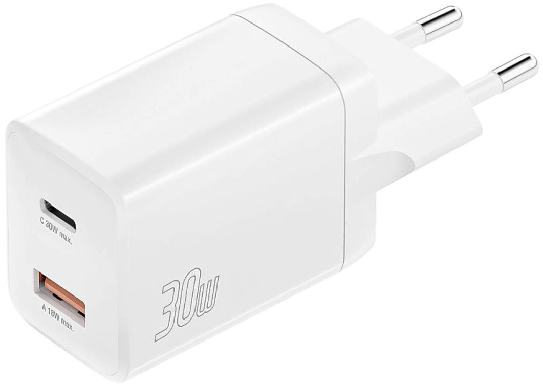 4smarts Wall Charger PDPlug Duos 30W 1C+1A white Töltő adapter