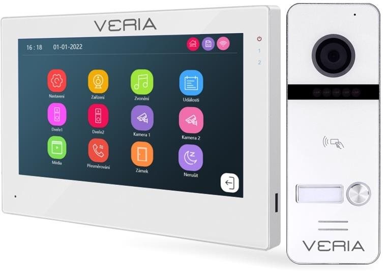 Veria WiFi set videotelefonu 3001-W a vstupní stanice 301 Videozvonek