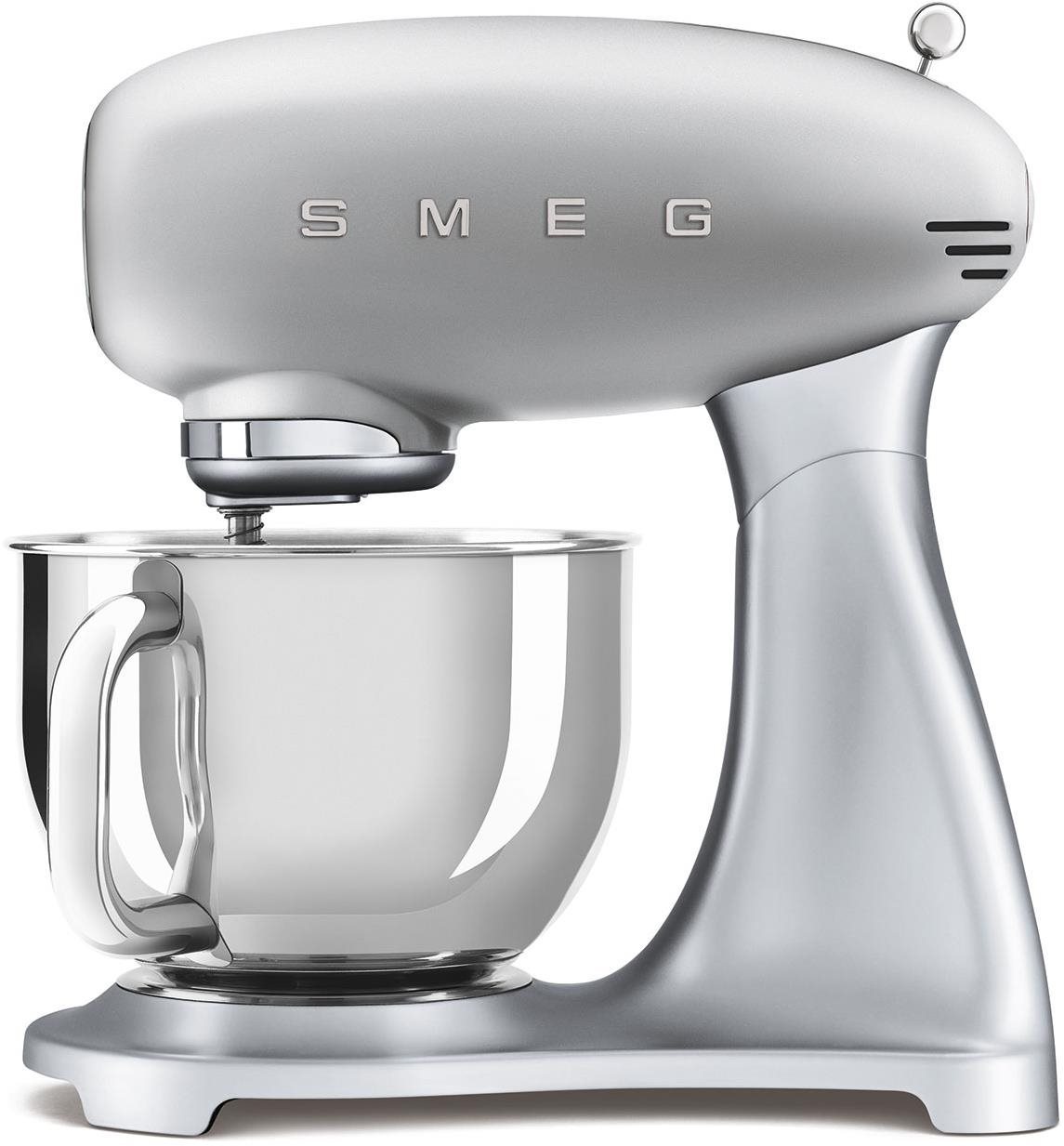 Küchenmaschine SMEG 50's Retro Style 4,8 Liter - Silber mit...