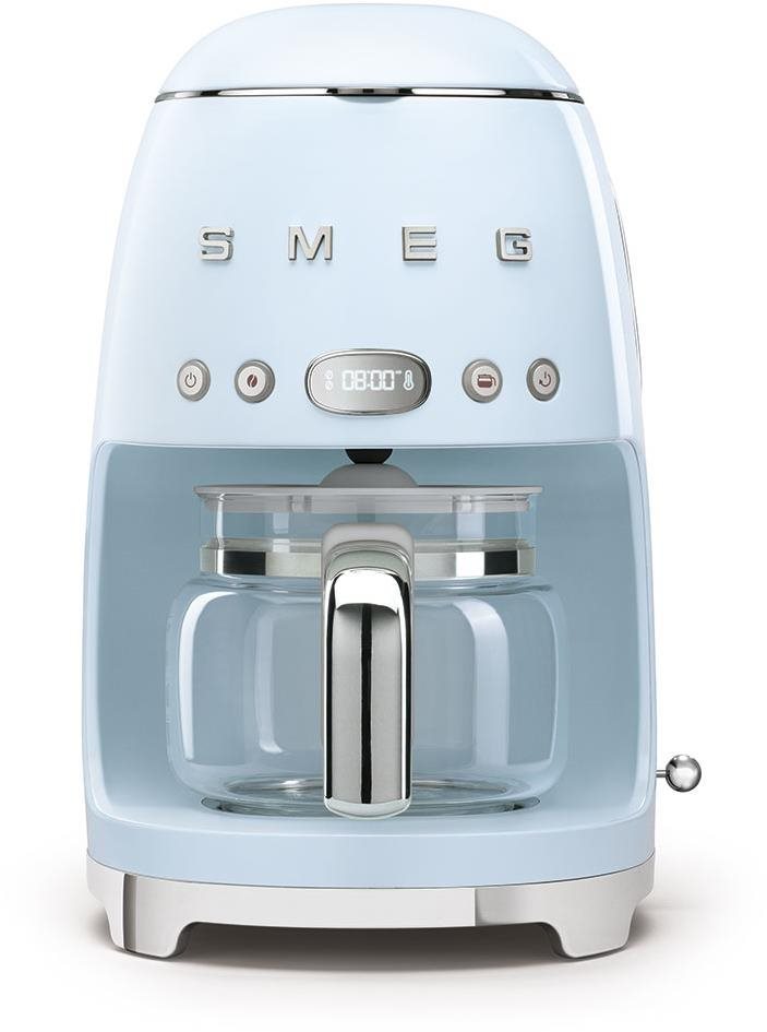 SMEG 50's Retro Style 1,4l 10 cup pastelově modrý Překapávač