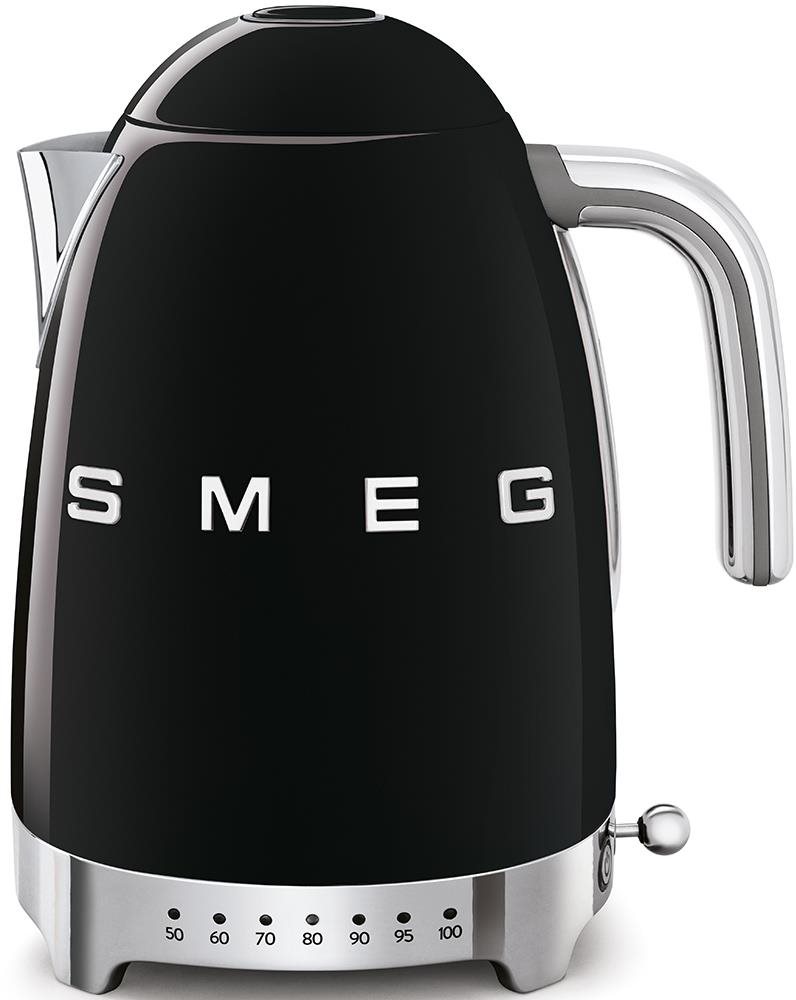 SMEG 50's Retro Style 1,7 l LED indikátor čierna Rýchlovarná kanvica
