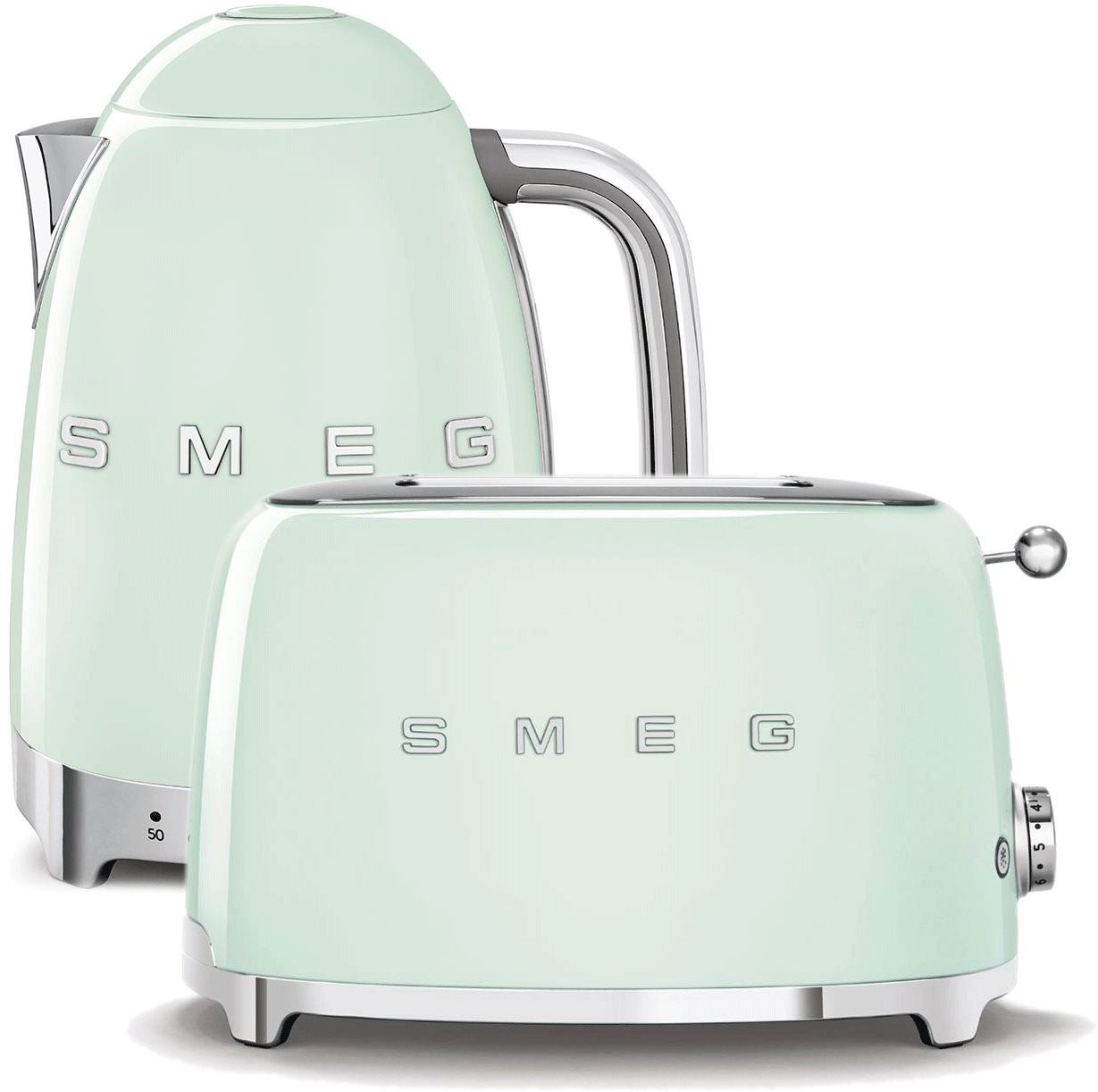 SMEG 50's Retro Style Konvice 1,7l LED pastelově zelená +...