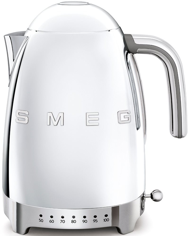 SMEG 50's Retro Style 1,7l LED indikátor nerezová Rychlovarná konvice