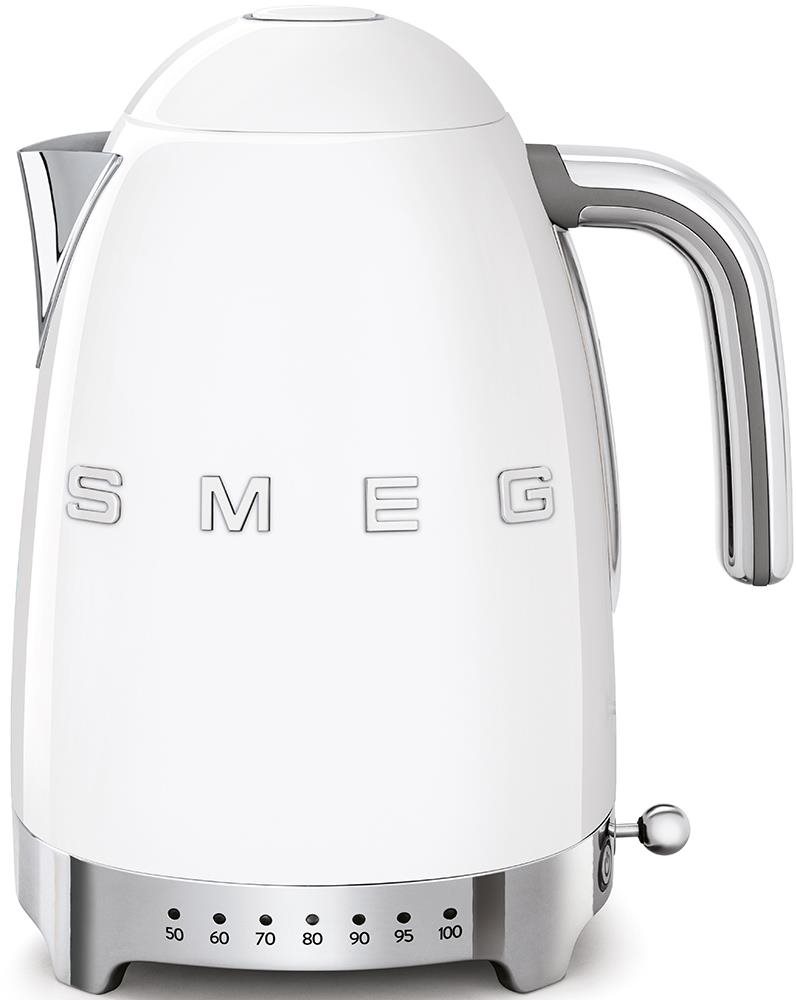 SMEG 50's Retro Style 1,7 l LED indikátor biela Rýchlovarná kanvica