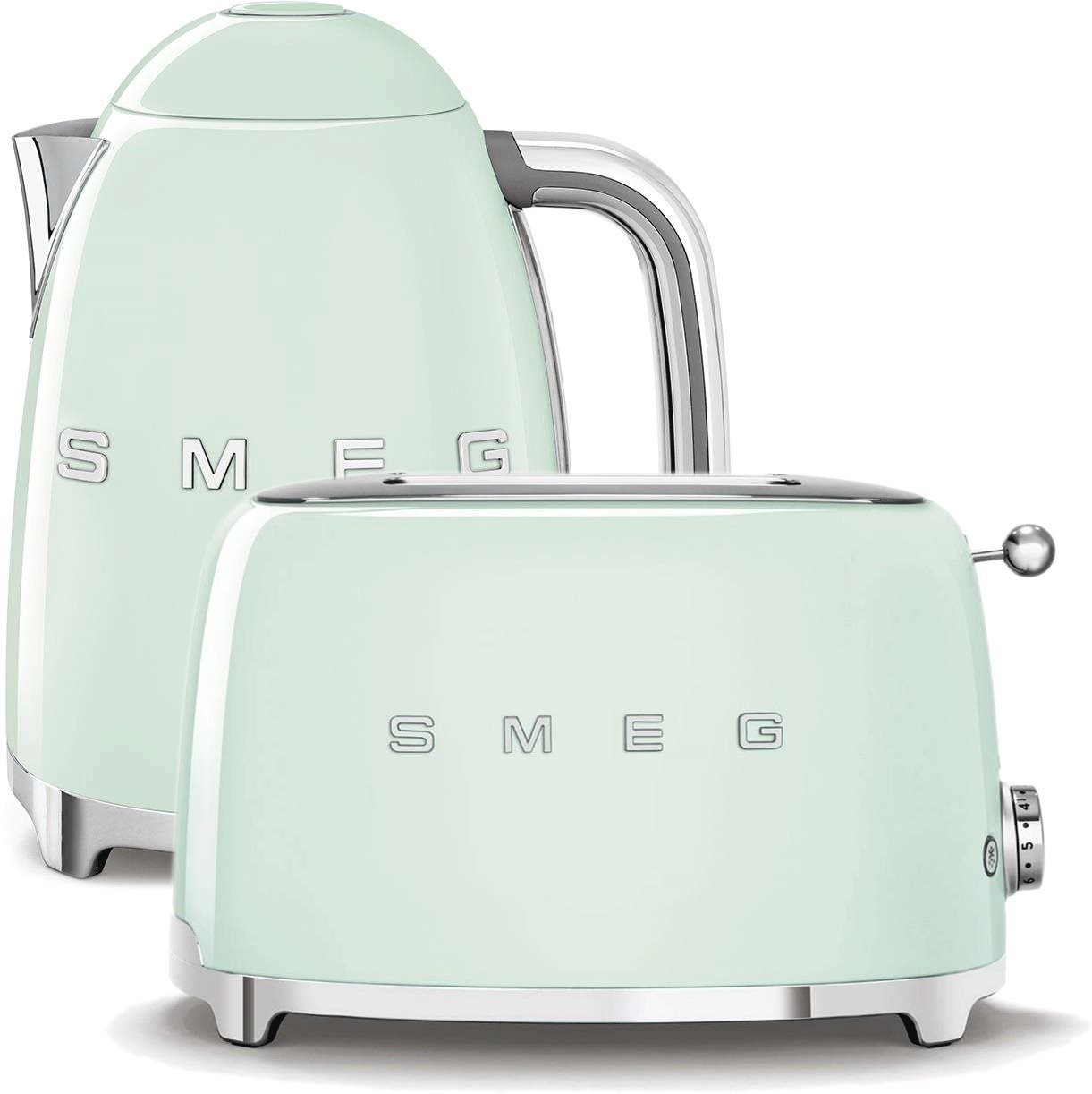 SMEG 50's Retro Style Konvice 1,7l pastelově zelená + topinkovač...