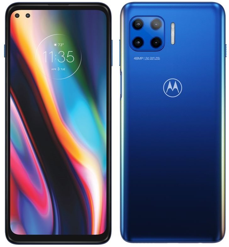 Motorola Moto G 5G Plus, Blue Mobile Phone