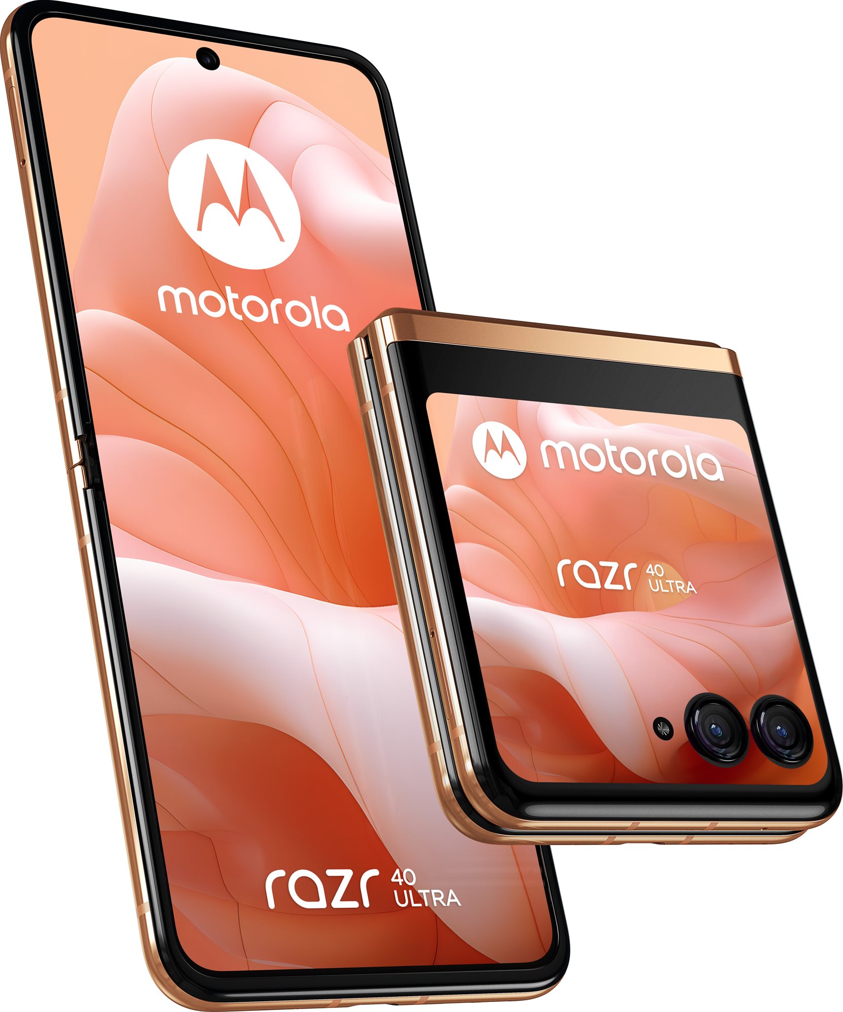 Motorola Razr 40 Ultra 8GB / 256GB, Peach Fuzz Mobiltelefon