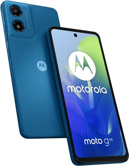 Motorola Moto G04 4GB / 64GB, kék Mobiltelefon