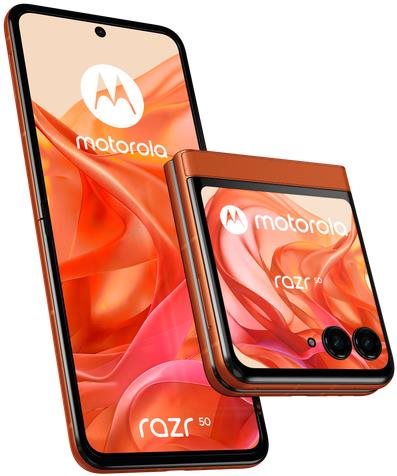 Motorola Razr 50 8GB/256GB Spritz Orange Mobiltelefon