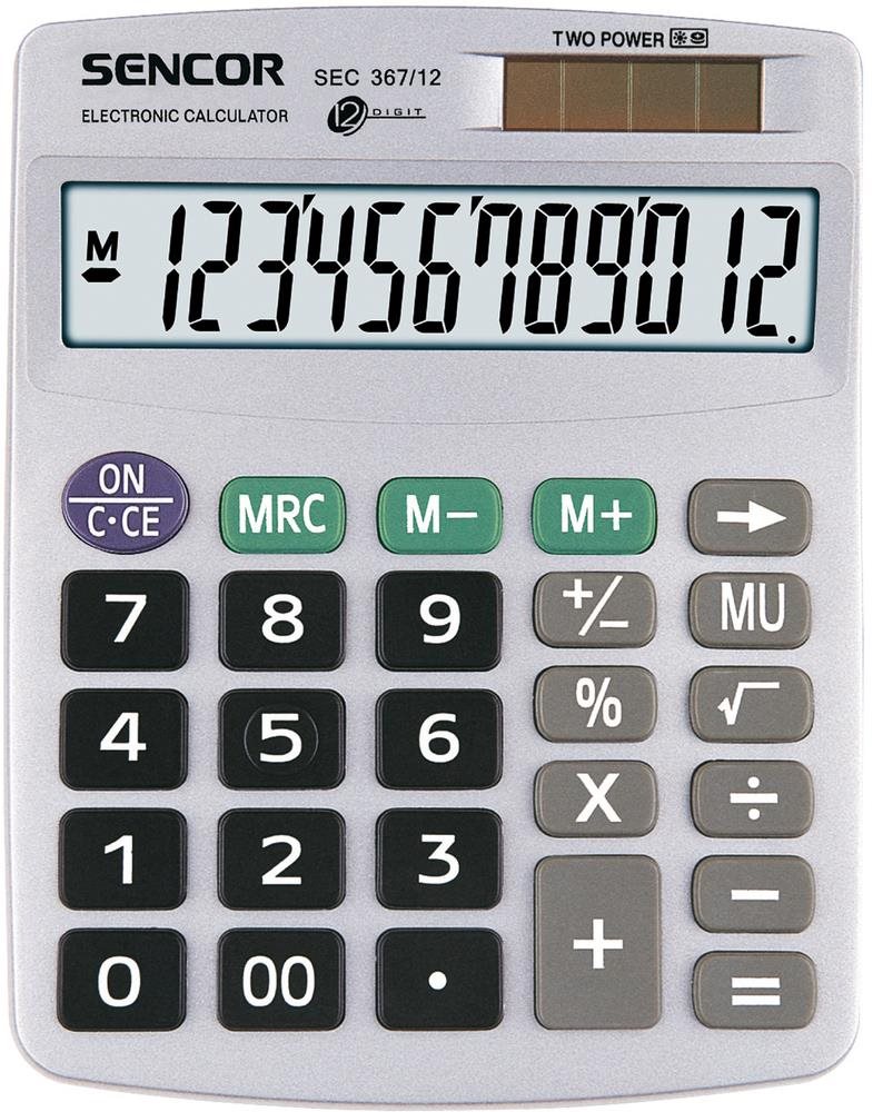 SENCOR SEC 367/ 12 Számológép