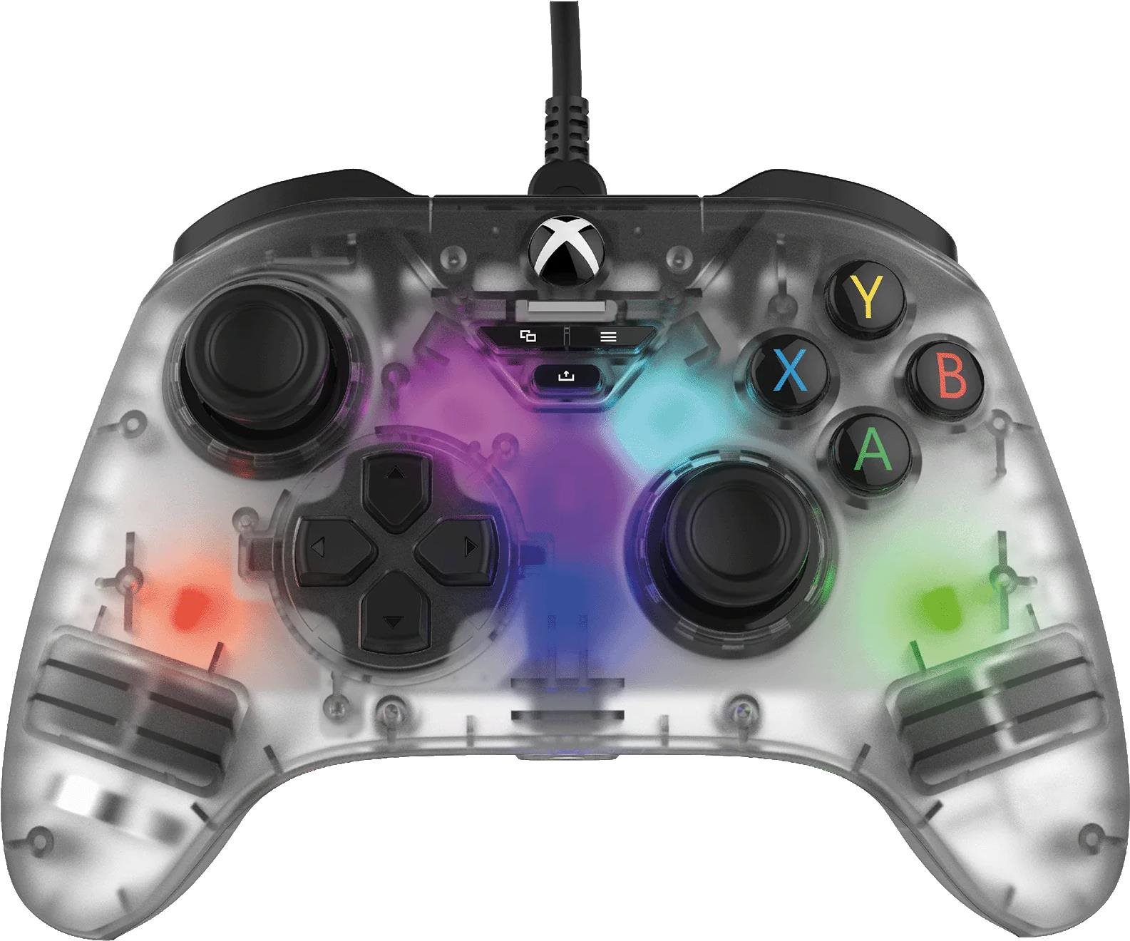 SNAKEBYTE XSX GamePad RGB X transparent Kontroller