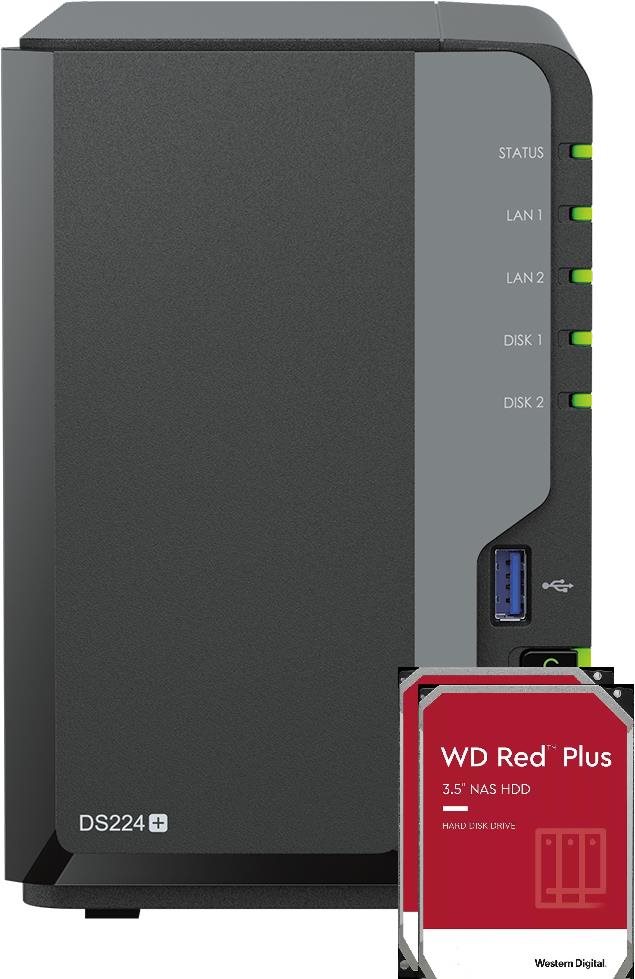 Synology DS224+ 2x4TB RED Plus NAS