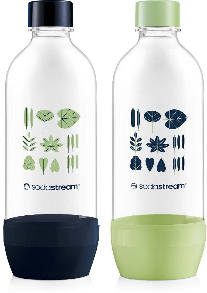 Sodastream Jet Palack, zöld/kék, 2×1 l Sodastream palack