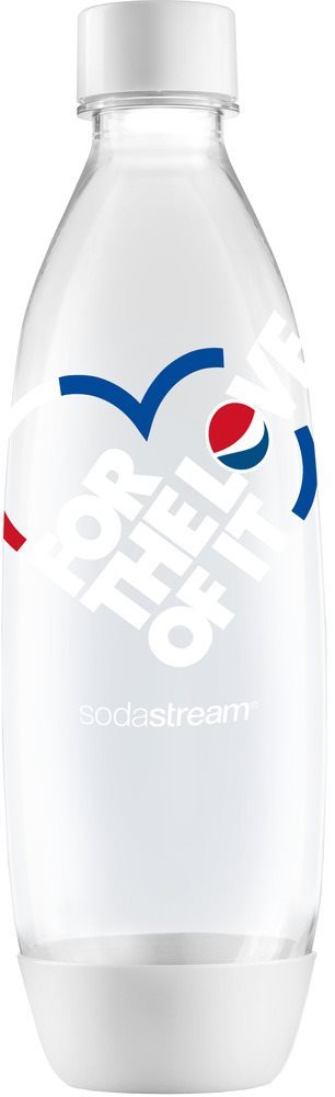 SodaStream Fuse Pepsi Love Flasche Weiß 1l Sodastream-Flasche