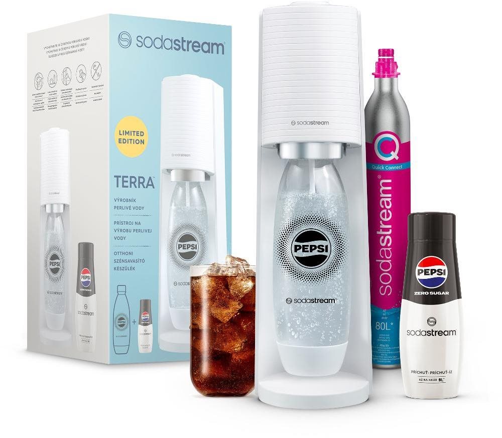 SodaStream TERRA White Pepsi Zero Set