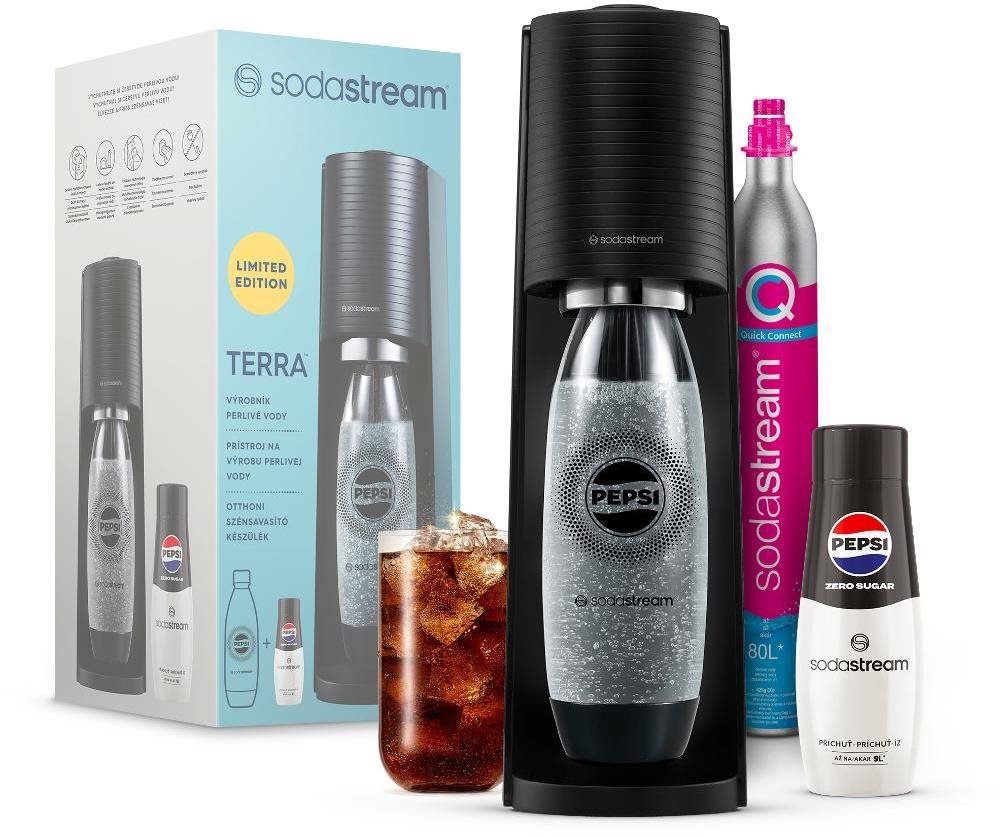 SodaStream TERRA Black Pepsi Zero Set