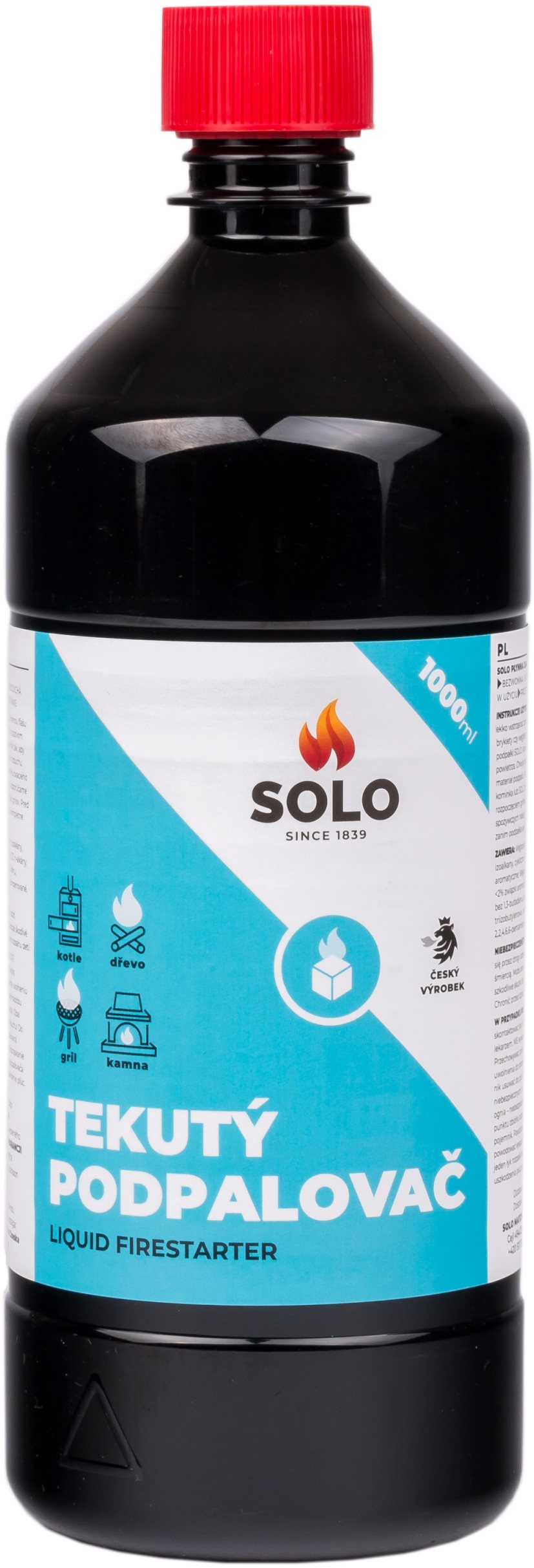 SOLO Podpaľovač tekutý 1000 ml Podpaľovač