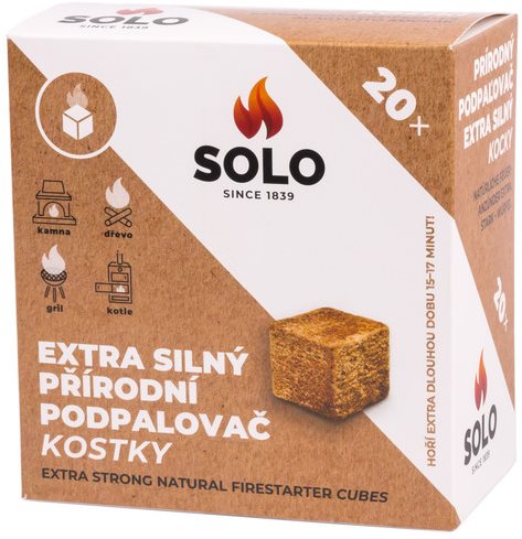 SOLO Podpaľovač extra silný kocky – 20 ks Podpaľovač