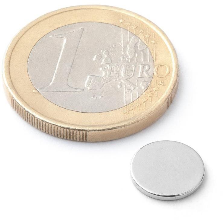 SOLLAU neodymový silný valec D 10×1 mm – balenie 30 ks Magnet