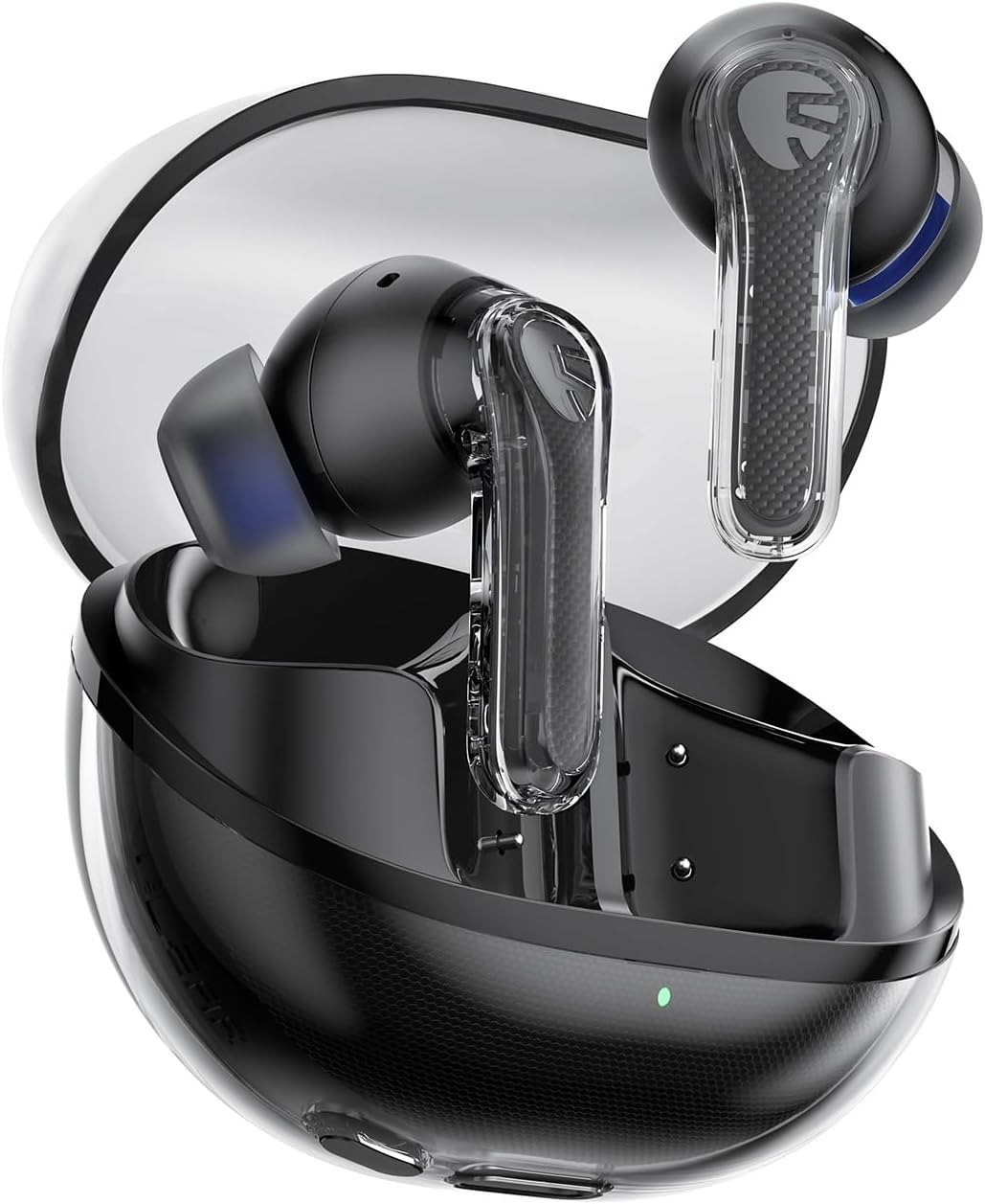 Soundpeats Clear Black Kabellose Kopfhörer