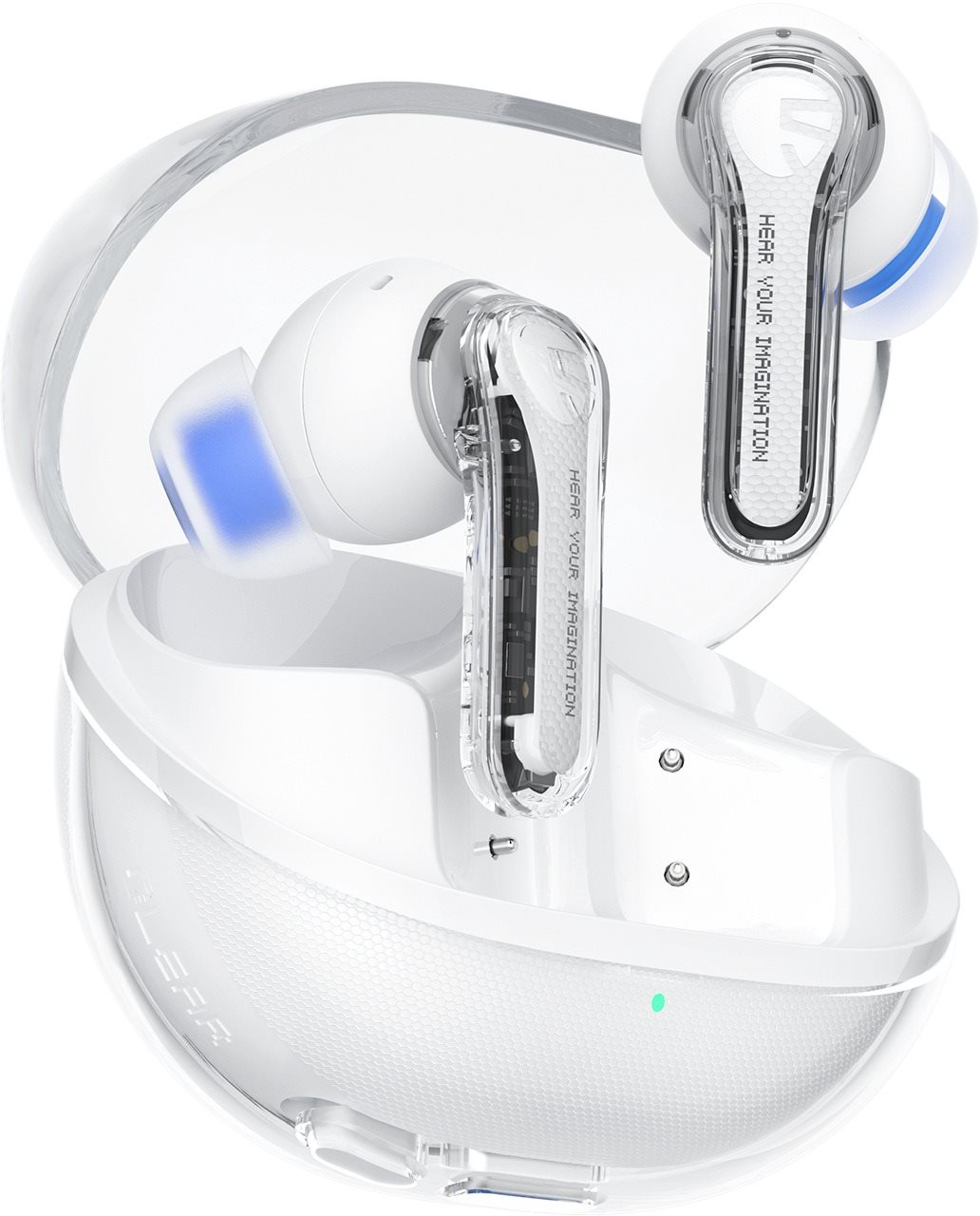 Soundpeats Clear White Kabellose Kopfhörer