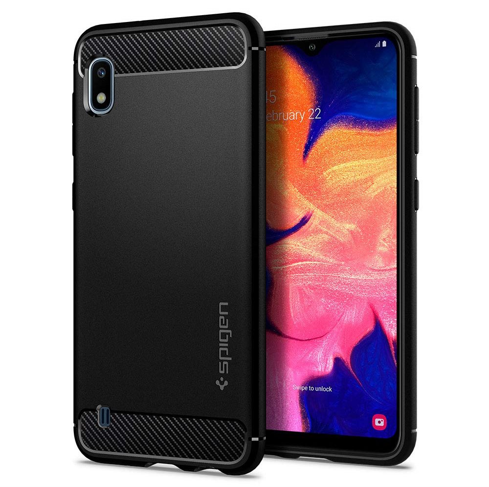 Spigen Rugged Armor Black Samsung Galaxy A10 Coque de téléphone...