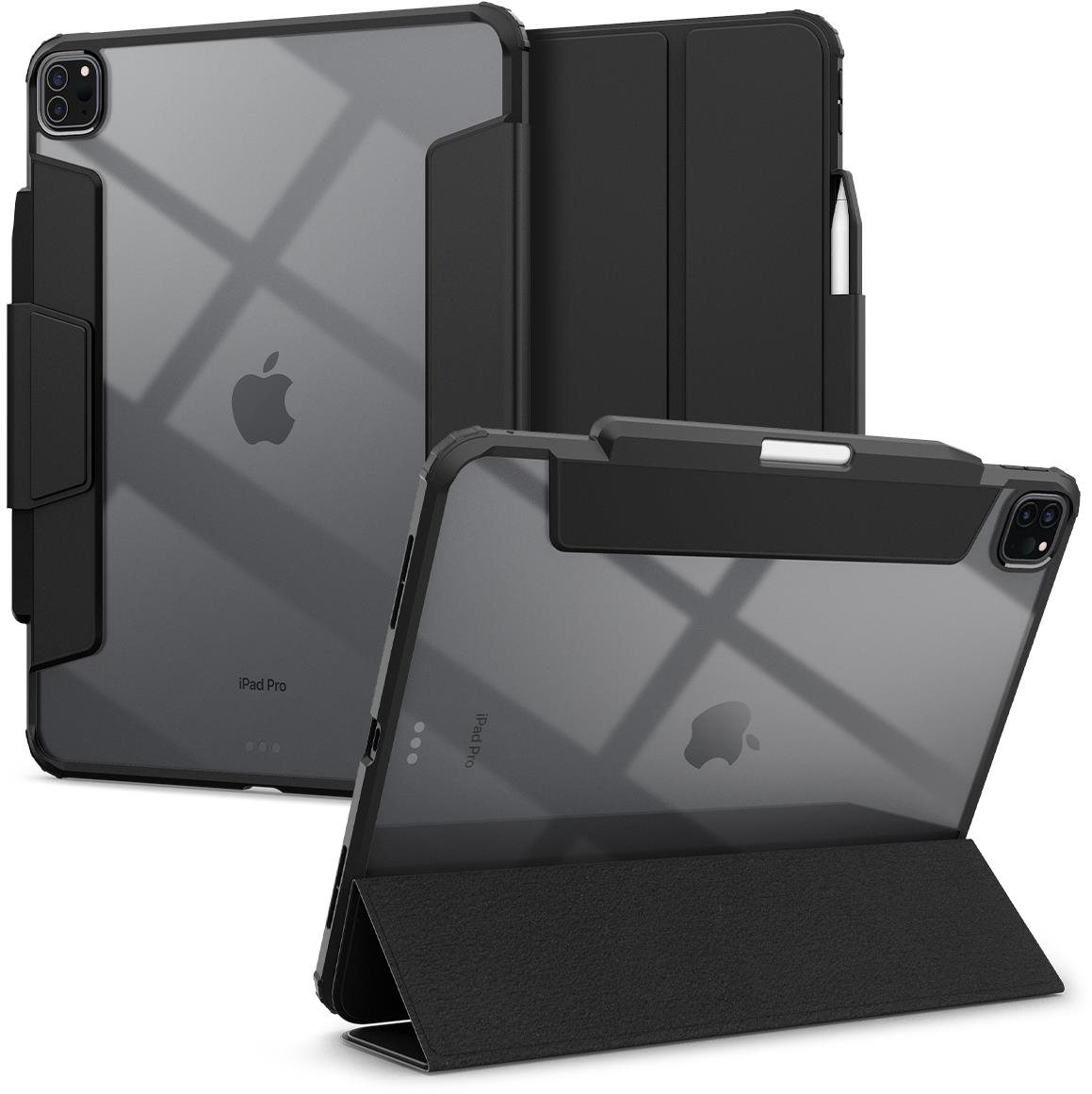Spigen Ultra Hybrid Pro iPad Pro 13" M4 (2024) fekete tok Tablet tok