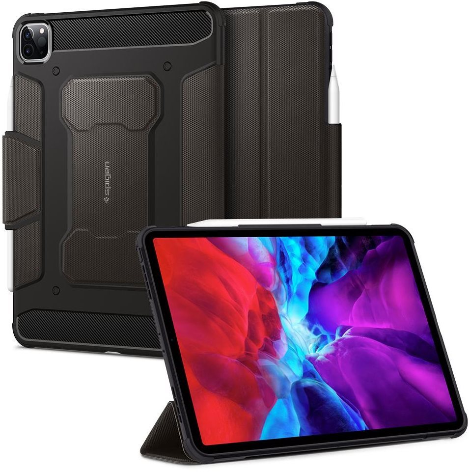 Spigen Rugged Armor Gunmetal iPad Pro 11" 2022/2021/2020/2018...