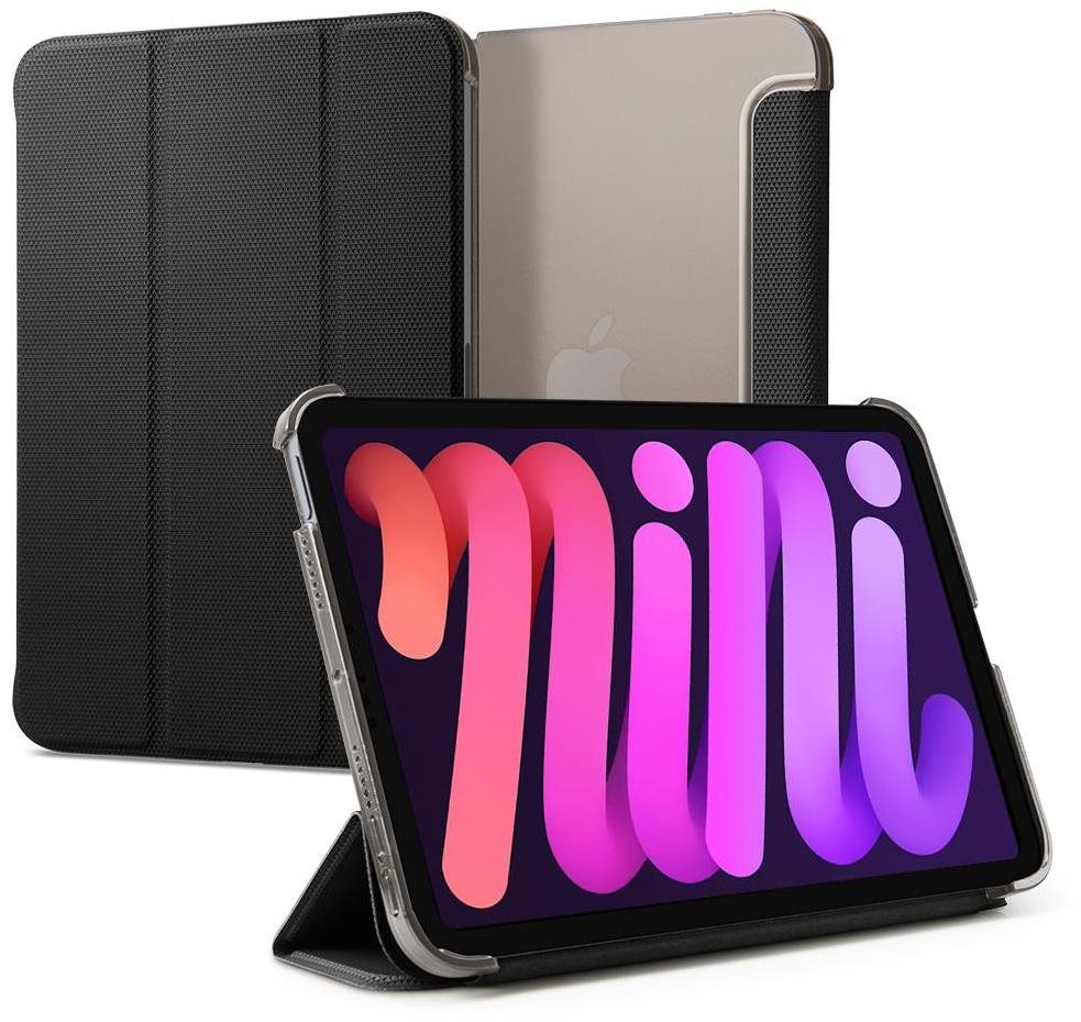 Spigen Liquid Air Folio Black Cover für iPad mini 6 2021 Tablet-Hülle