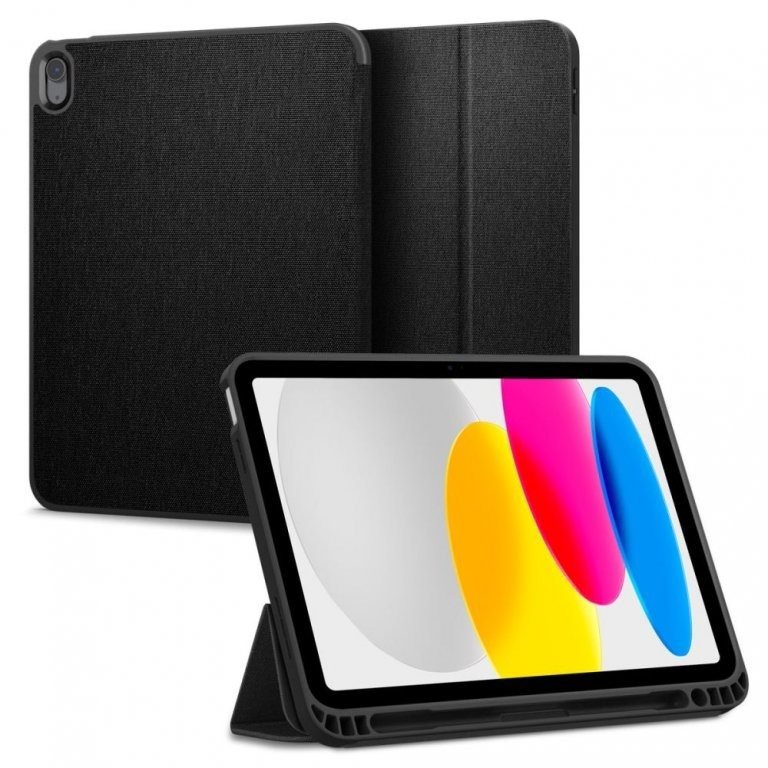 Spigen Urban Fit Black iPad 10.9" 2022 tok Tablet tok
