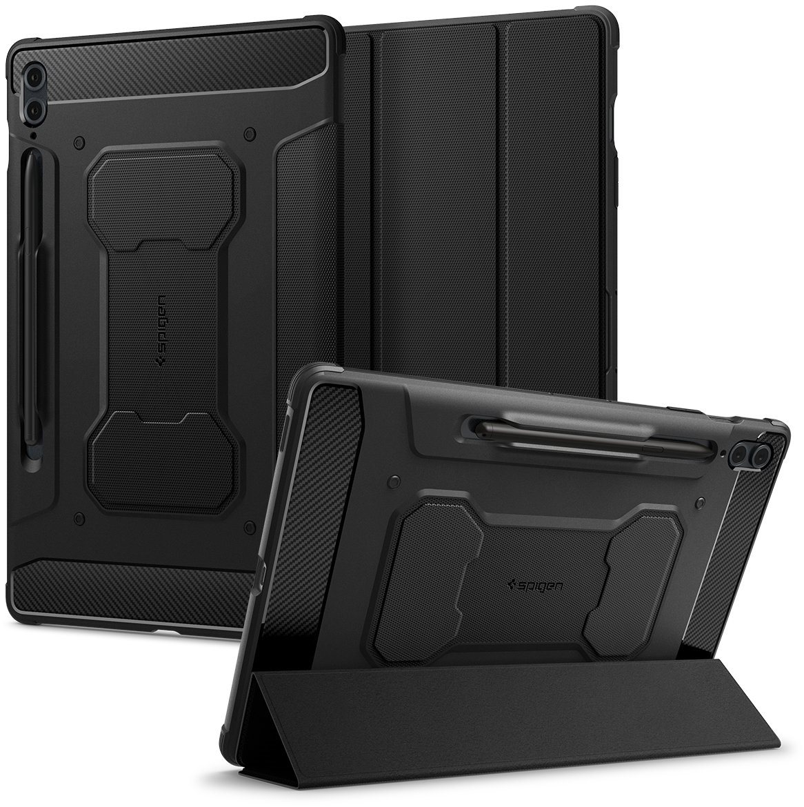 Spigen Rugged Armor Pro Black Samsung Galaxy Tab S9 FE+ 2023 Tablet...