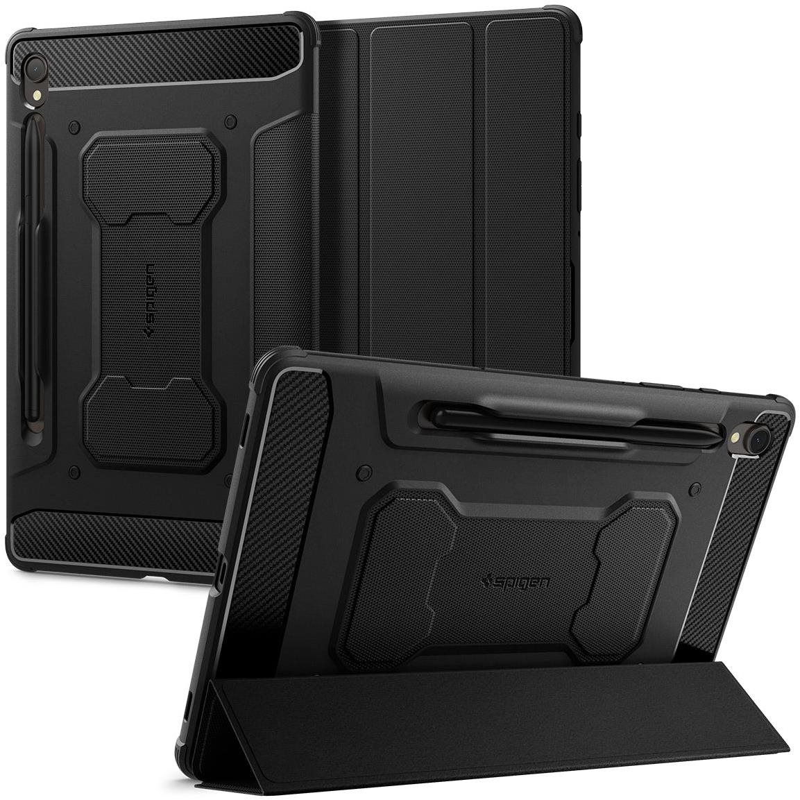 Spigen Rugged Armor Pro Black Samsung Galaxy Tab S9 tok Tablet tok
