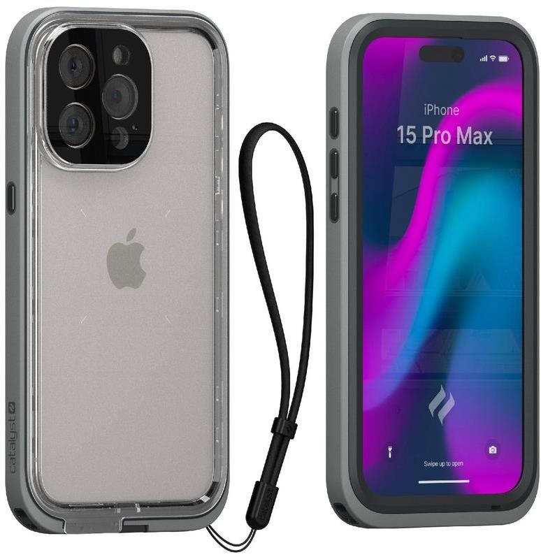 Catalyst Total Protection Case Titanium Gray iPhone 15 Pro Max...