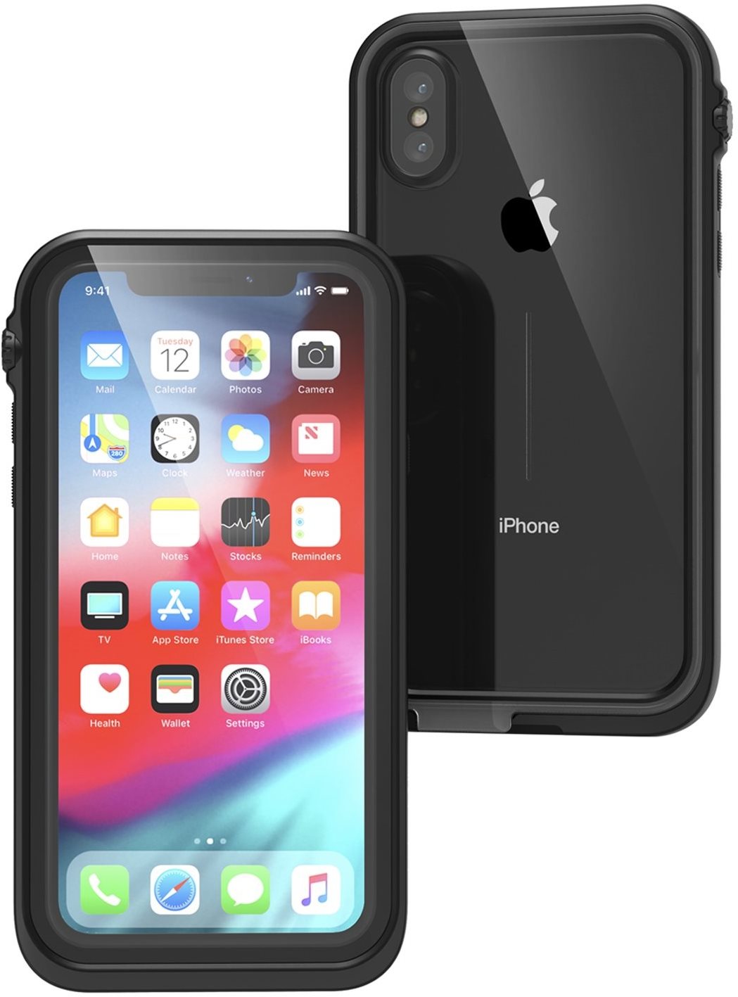 Catalyst Waterproof case Black iPhone XS Phone Case
