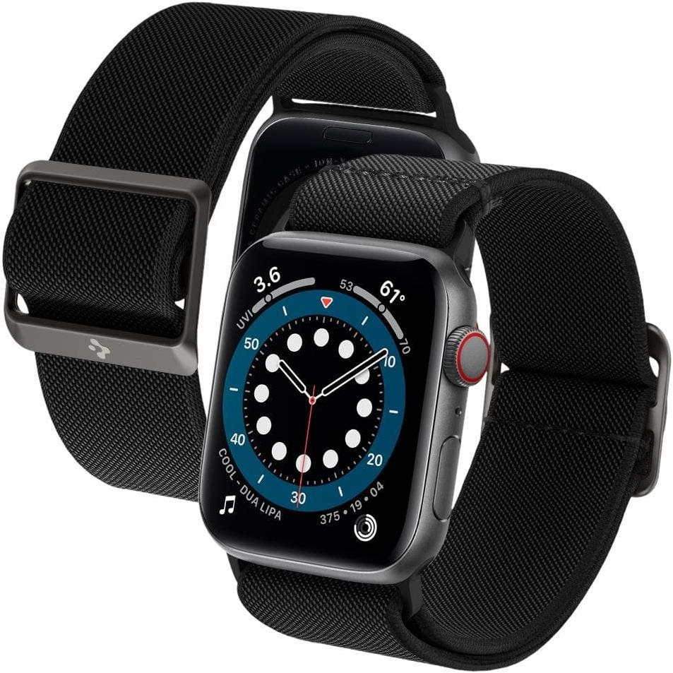 Spigen Lite Fit Black Apple Watch SE/7/6/5/4/3/2/1 44/42mm Watch...