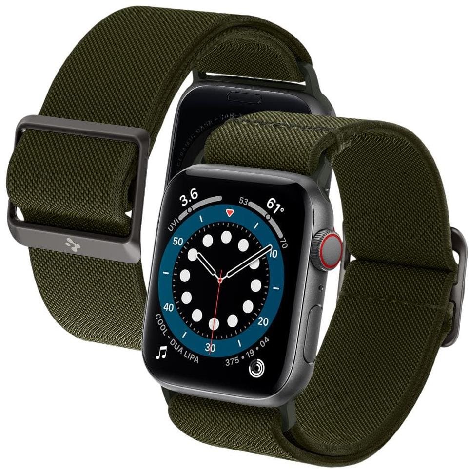 Spigen Lite Fit Khaki Apple Watch SE/7/6/5/4/3/2/1 44/42mm Watch...