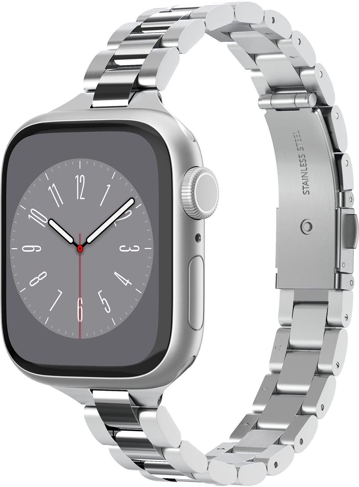 Spigen Modern Fit 316L Band Silber Apple Watch 41mm/40mm/38mm Armband