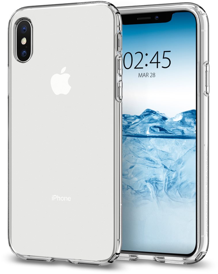 Spigen Liquid Crystal Clear iPhone XS/X Coque de téléphone portable
