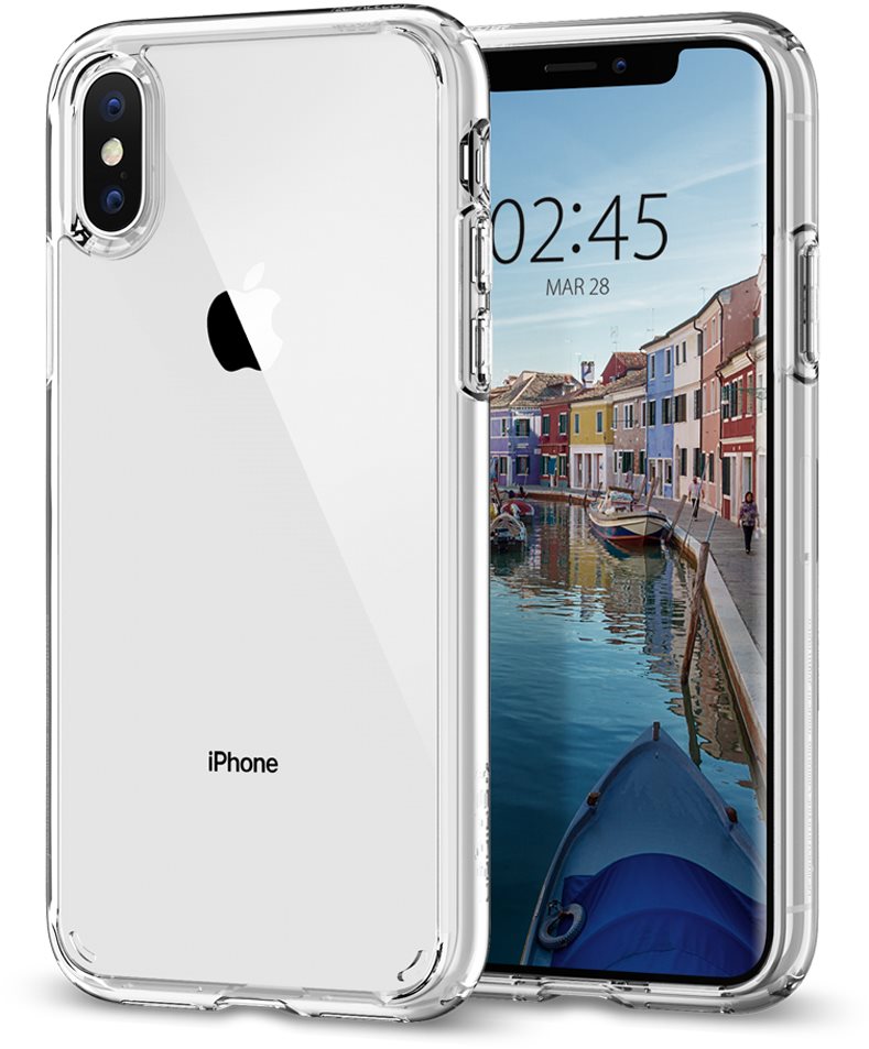 Spigen Ultra Hybrid Crystal Clear iPhone XS/X Phone Cover