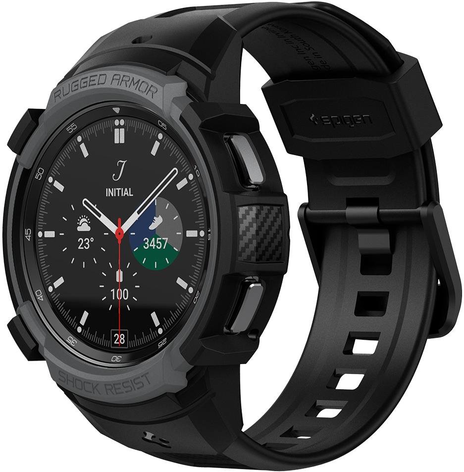 Spigen Rugged Armor Pro Gris Samsung Galaxy Watch 4 Classic 46mm...