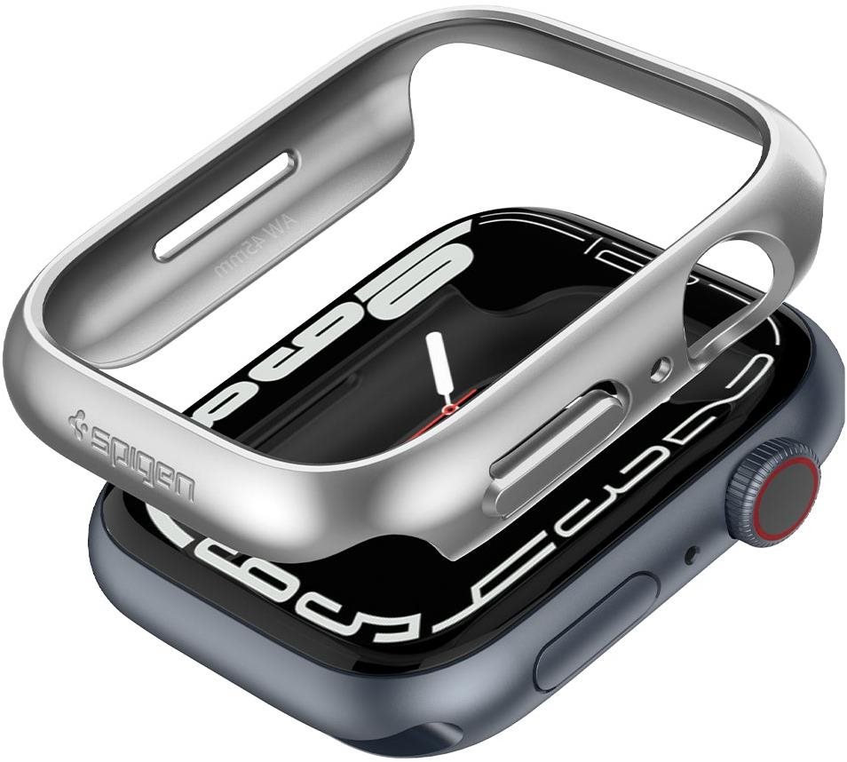 Spigen Thin Fit Graphite Apple Watch 7 45mm Ochranný kryt na hodinky